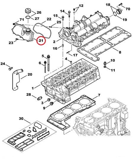 Nukkvõlli ketikaas OEM Jumper/Boxer/Ducato 3,0HDi