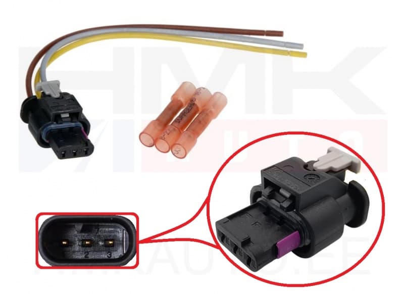 Anduri pistik juhtmetega Citroen/Peugeot/Fiat/VAG  3-klemmi