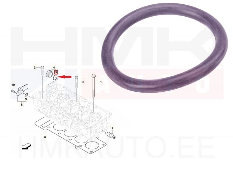 O-rõngastihend 28x3,5mm OEM Mini R50/R52/R53 1,4/1,6i