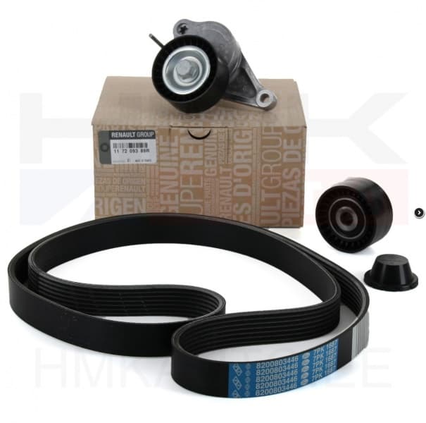 Mitmikkiilrihma komplekt OEM Renault Master 2,3DCI 2010- ilma AC-ta