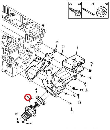 Termostaat OEM Citroen/Peugeot