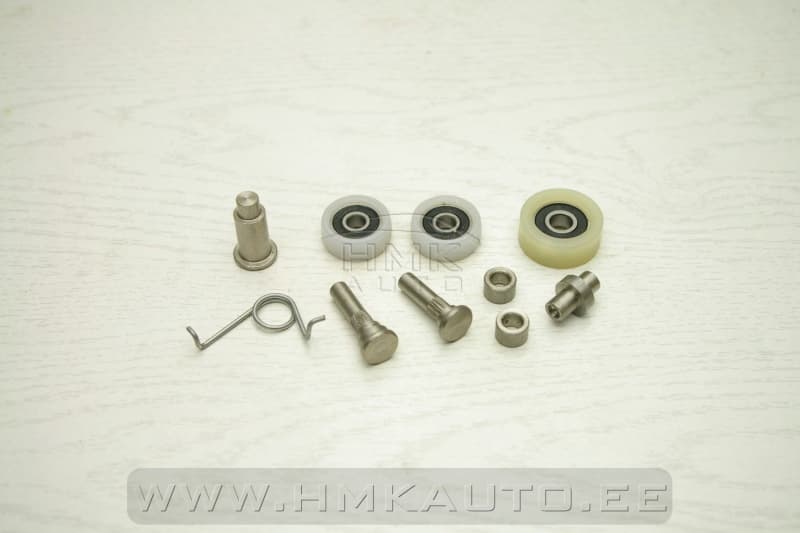 SOODUS!!! Liugukse rullide remontkomplekt, alumine (vasak/parem) Jumper/Boxer/Ducato 02-06