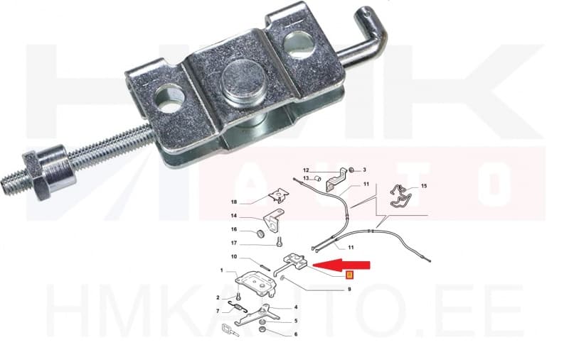 Seisupiduri reguleervarras OEM Jumper/Boxer/Ducato 2006-  L1