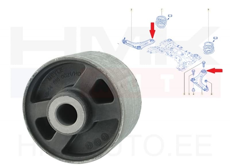 SOODUS!!! Esisilla õõtshoova puks, alumine tagumine Renault Laguna III , Latitude (tugevdatud)