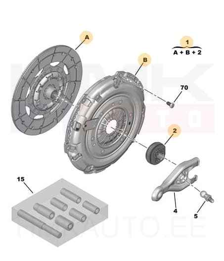 Sidurikomplekt OEM Jumper/Boxer/Ducato 2,2HDI 2020-