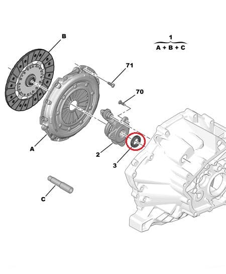 Sidurivõlli tihend OEM Ducato 2,3 / PSA 26x41x11 ML6C