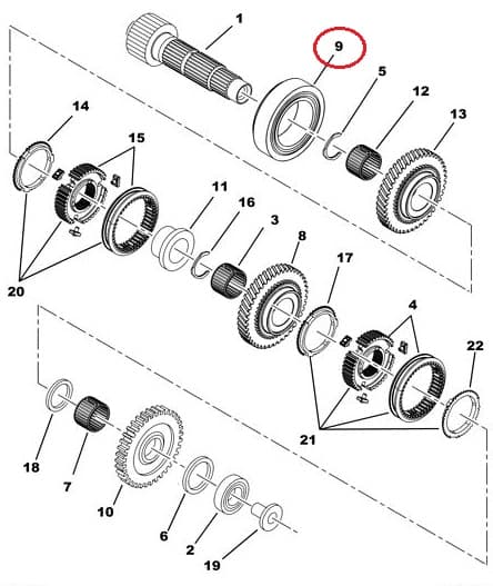 *Käigukasti laager OEM Jumper/Boxer/Ducato 3,0HDI 2006-