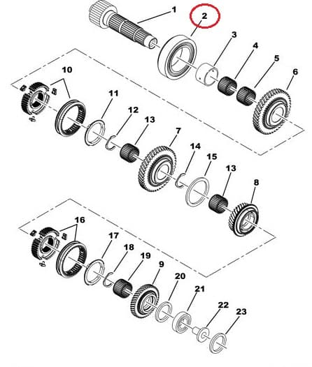 *Käigukasti laager OEM Jumper/Boxer/Ducato 3,0HDI 2006-