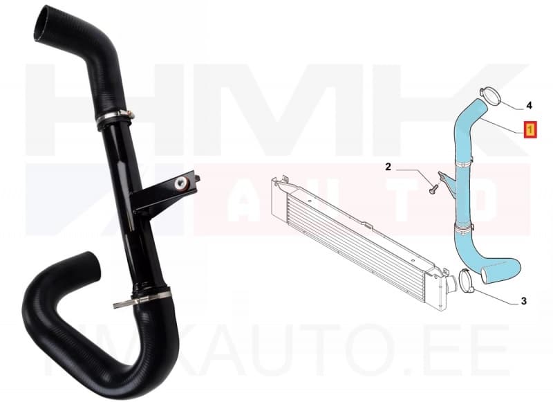 Turbo õhutoru Fiat Ducato 2,3D 2011-