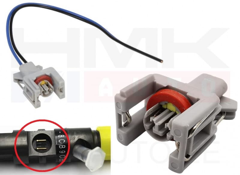 Pihusti pistik juhtmetega Delphi  2-klemmi