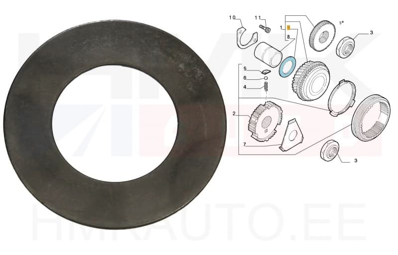 Vaheseib 5-käik(27,8X50-1,5) OEM Jumper/Boxer/Ducato ME