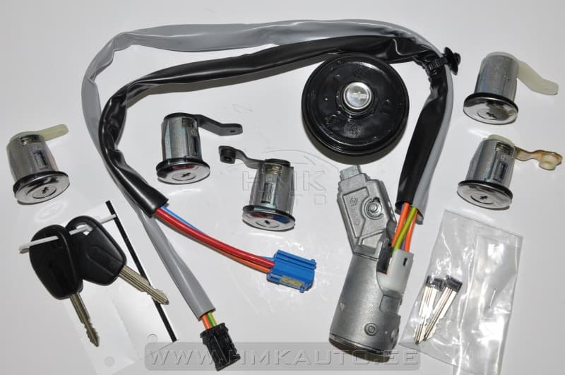 Lukkude komplekt OEM koos süütelukuga Berlingo/Partner 02-08