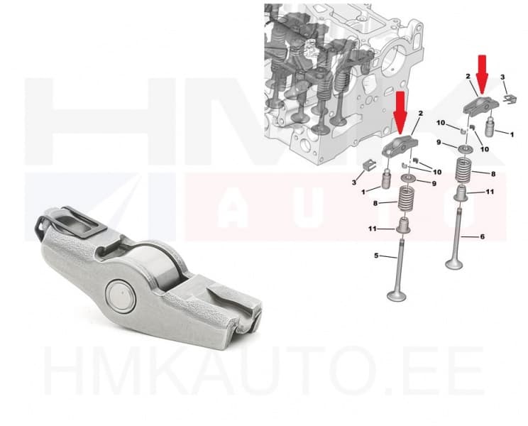 Nookur Citroen/Peugeot 2,0HDi DW10/DW12