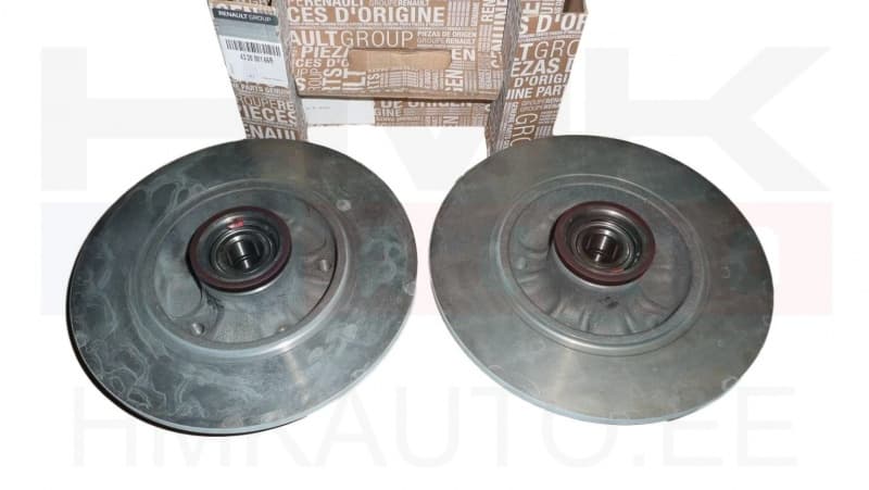 Piduriketaste komplekt (2tk) tagumine OEM Renault Megane IV