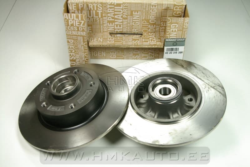 Piduriketaste komplekt (2tk) tagumine OEM Renault Megane III/Scenic III