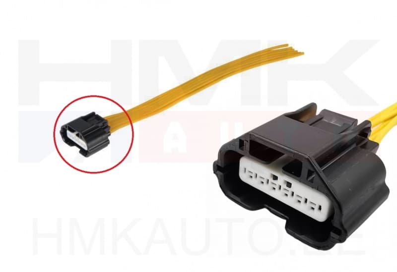 'EGR klapi pistik juhtmetega Renault 1,9DCI  6-klemmi