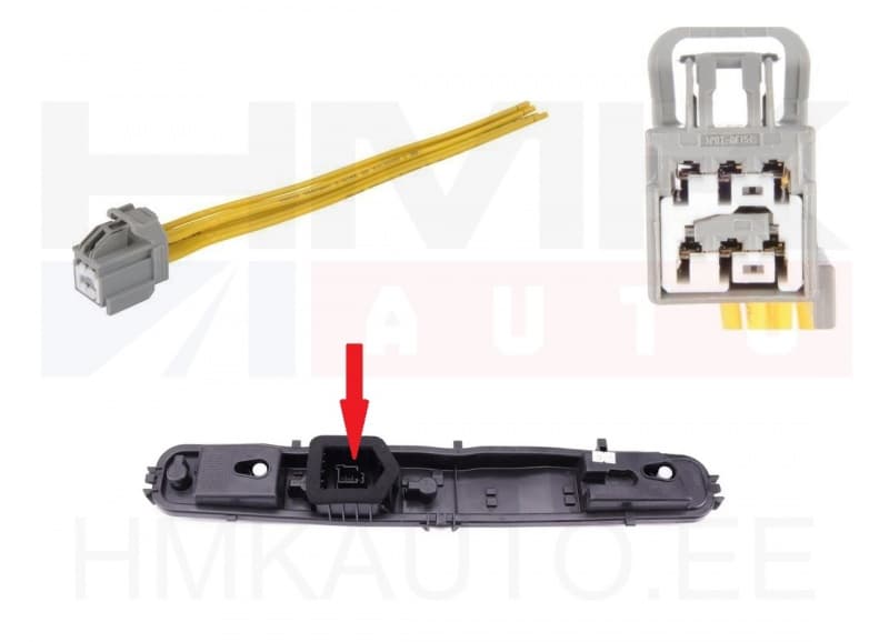 Tagatule pistik juhtmetega Transit 14-  6-klemmi