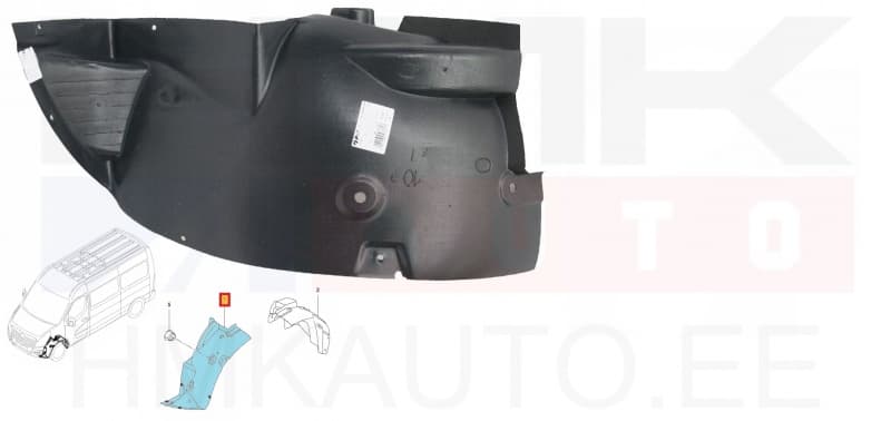 Esilogari esiosa vasak Renault Master 2010-