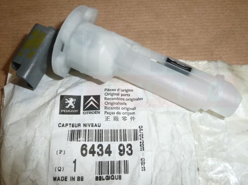 Klaasipesu vedeliku tasemeandur OEM Citroen C5,C6, Spacetourer/Peugeot 3008,5008,Traveller