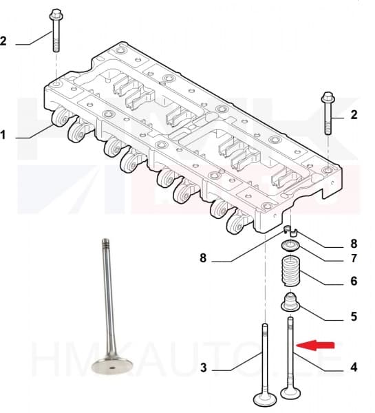 Klapp väljalase Citroen/Peugeot 2,2HDi