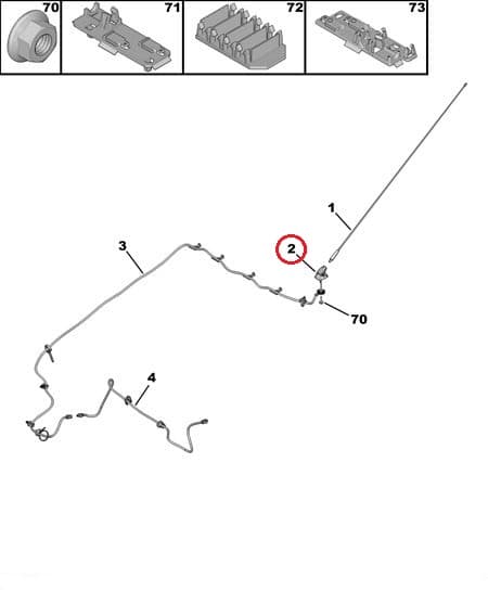 Antenni alus OEM Peugeot/Citroen