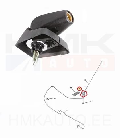 Antenni alus OEM Peugeot/Citroen