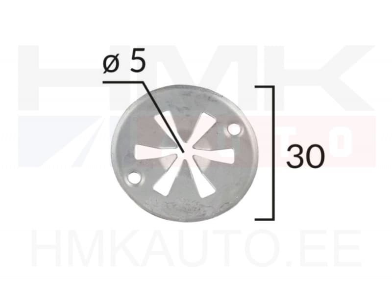 Põhjakaitse kinnitus (seib) Ø30 / 5mm (1tk.)