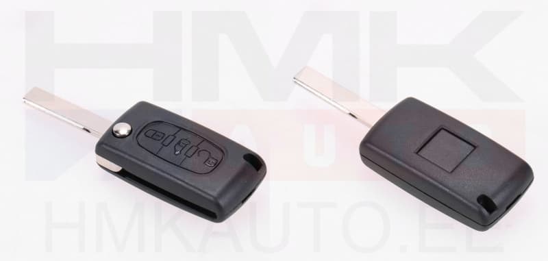 Võtme korpus Citroen/Peugeot 207,307