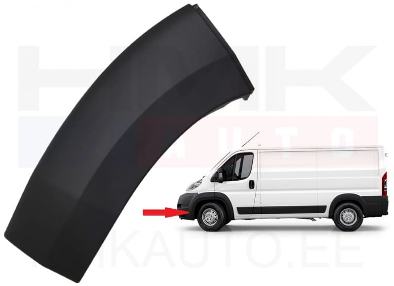 Esistange rattakoopa liist vasak Jumper/Boxer/Ducato 2014-  (tumehall)