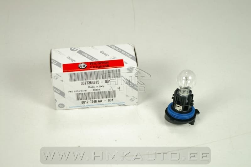 'Pirn päevasõidutuledele 12V HP24W OEM Citroen/Peugeot (koos pesaga)