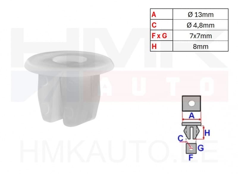 Tüübel  (kruvi pesa) Citroen/Peugeot/Fiat