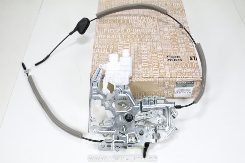 Liugukse lukumehhanism parem OEM Renault Master 2010- (koos trossidega)