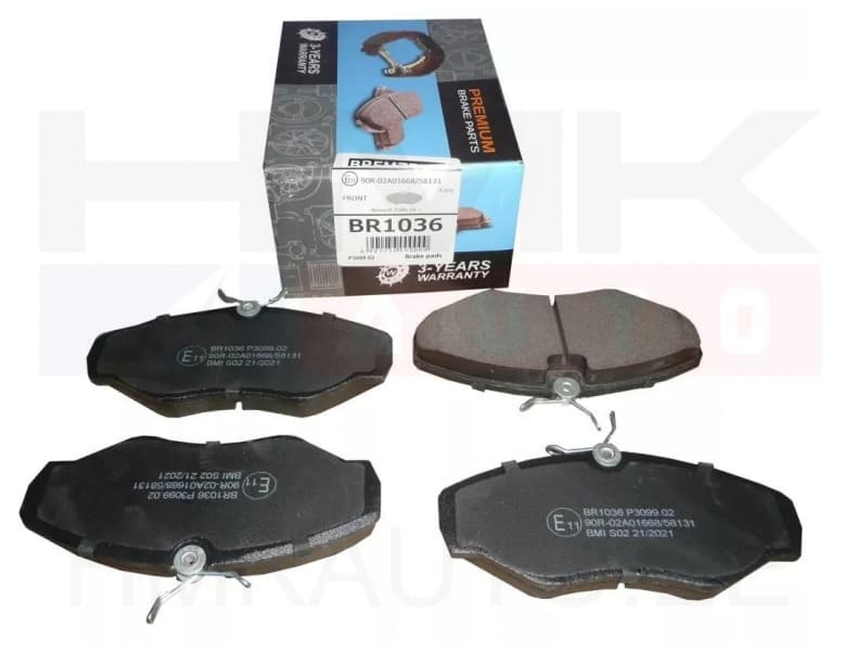 Piduriklotside komplekt eesmine Renault Trafic II/Opel Vivaro -2014