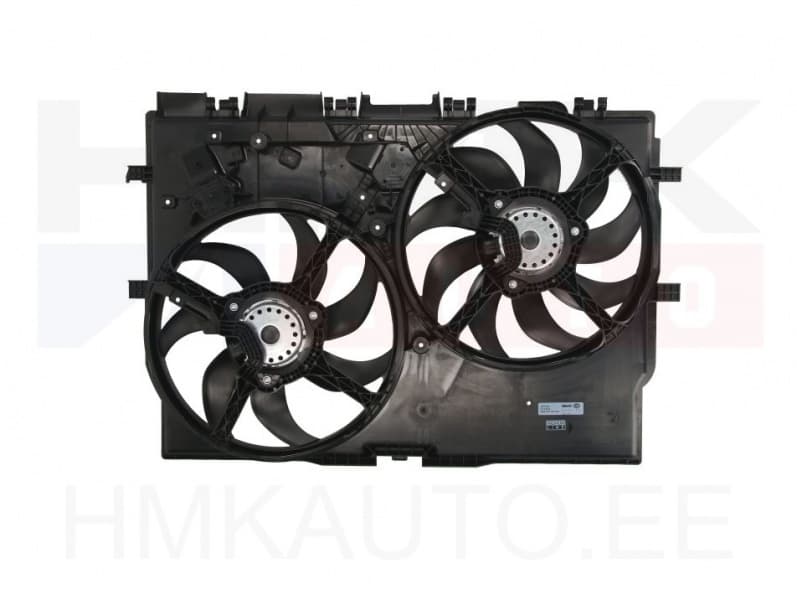 Jahutusventilaator koos raamiga Jumper/Boxer/Ducato 06- (300/300W)