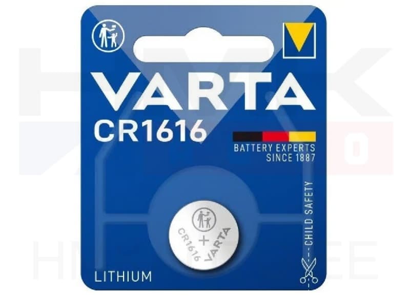 Patarei VARTA CR1616 3V lithium 16,0x1,6mm