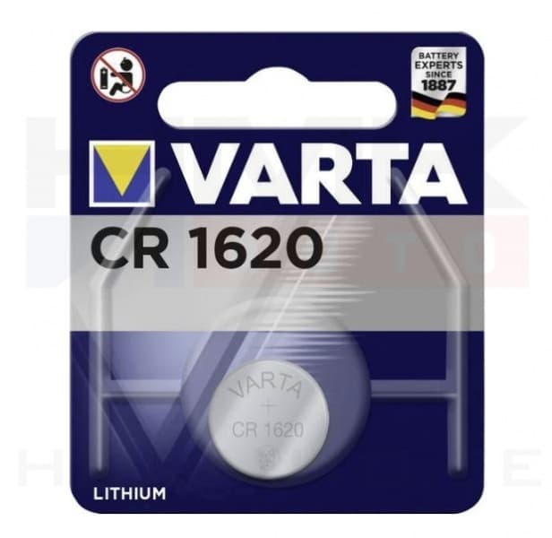 Patarei VARTA CR1620 3V lithium 16,0x2,0mm