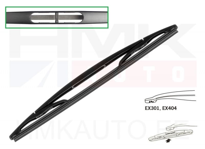 SOODUS!!! Klaasipühkija tagumine 300mm Citroen C1/Peugeot 107/Toyota Aygo