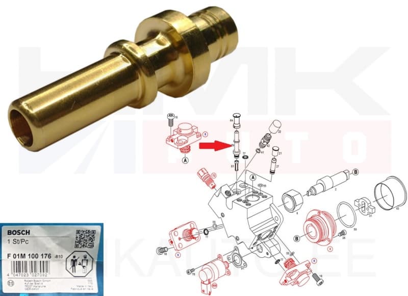 Kõrgsurvepumba stuts Bosch CP1H