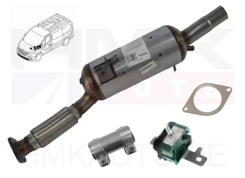 Tahmafilter(DPF/FAP) Renault Trafic 1,6dCi Euro6B 92/107kW 2016-