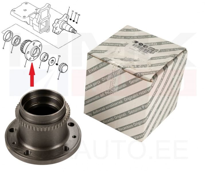 Rattarumm tagumine Jumper/Boxer/Ducato 94-01 15" ratas ABS