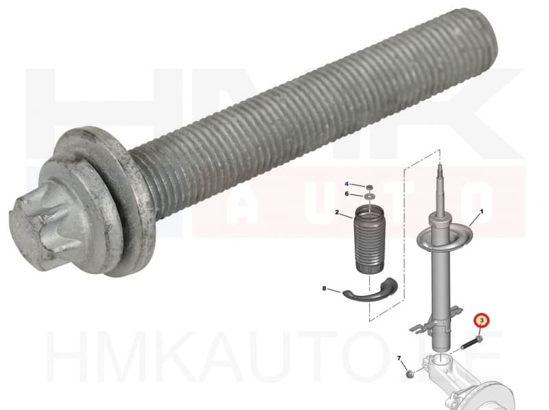 Amortisaatori kinnituspolt OEM Jumper/Boxer/Ducato 2006-