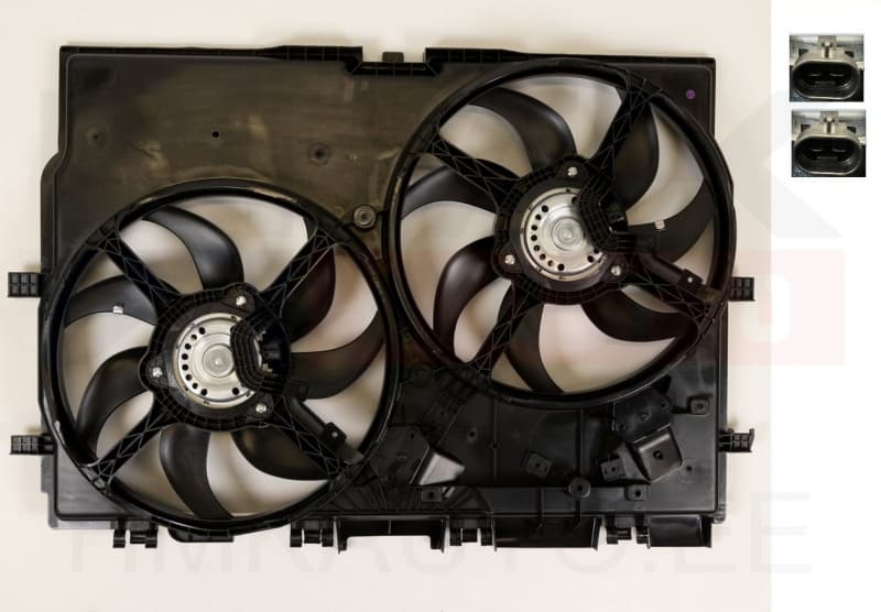 Jahutusventilaator koos raamiga OEM Jumper/Boxer/Ducato 06-  (174/250W)