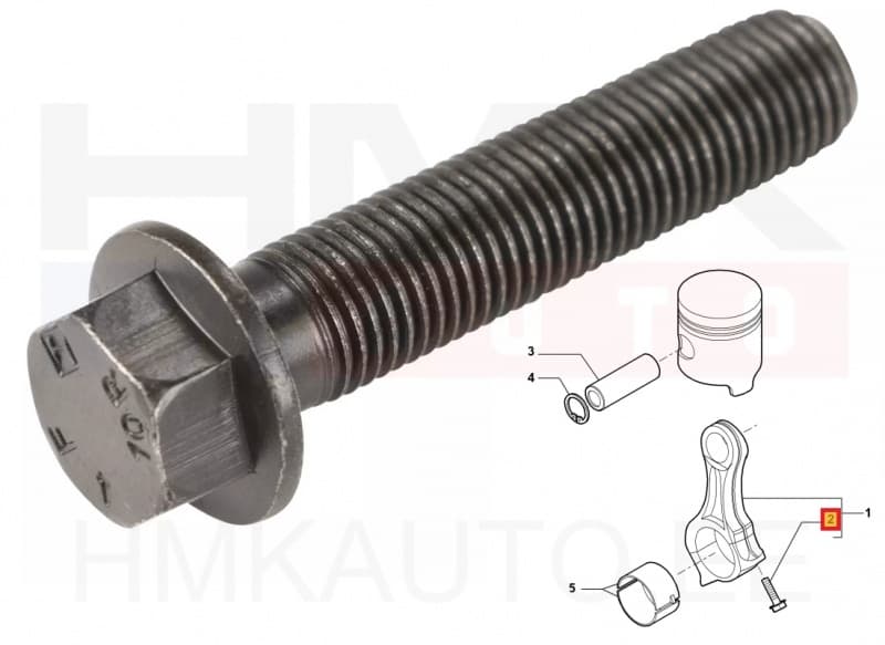 Kepsu kinnituspolt OEM Jumper/Boxer/Ducato 3,0HDI 2006- M11x1,25-L51