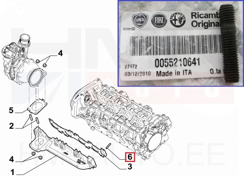 Tikkpolt OEM Citroen/Peugeot/Fiat M8x1,25-9/18 L35