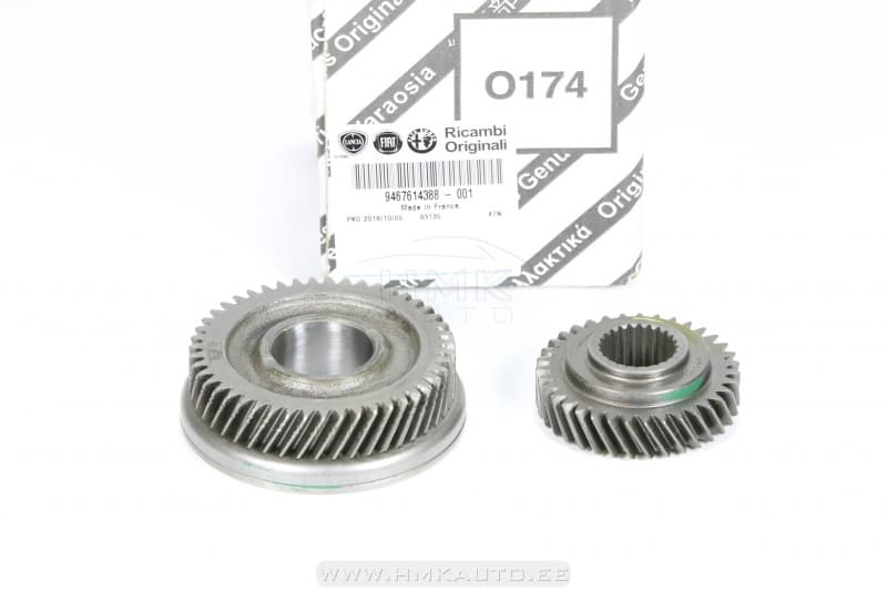 5-käigu hammasrataste paar (47x35) OEM PSA BE4 k.kast