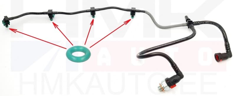 Pihusti tagasivoolutoru tihend OEM Jumper/Boxer/Ducato 2,2HDI 06-  Euro4