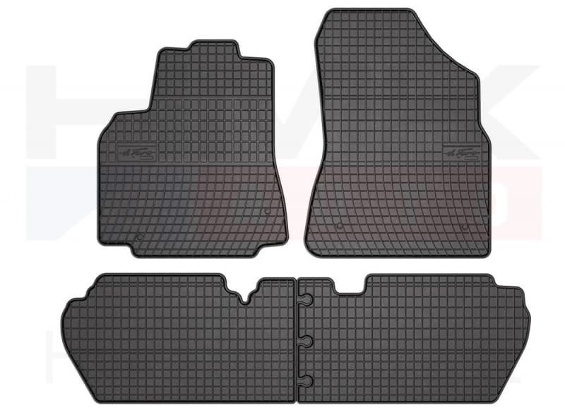 Põrandamattide komplekt Citroen Berlingo/Peugeot Partner 08-18 kombi (4tk.)