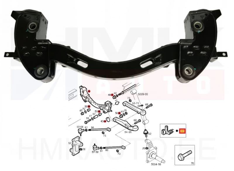 Esisilla tala Iveco Daily 65C-70C 2000-