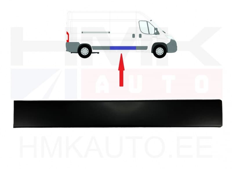 Liugukse liist parem Jumper/Boxer/Ducato 2018- (L2,3,4) (must)