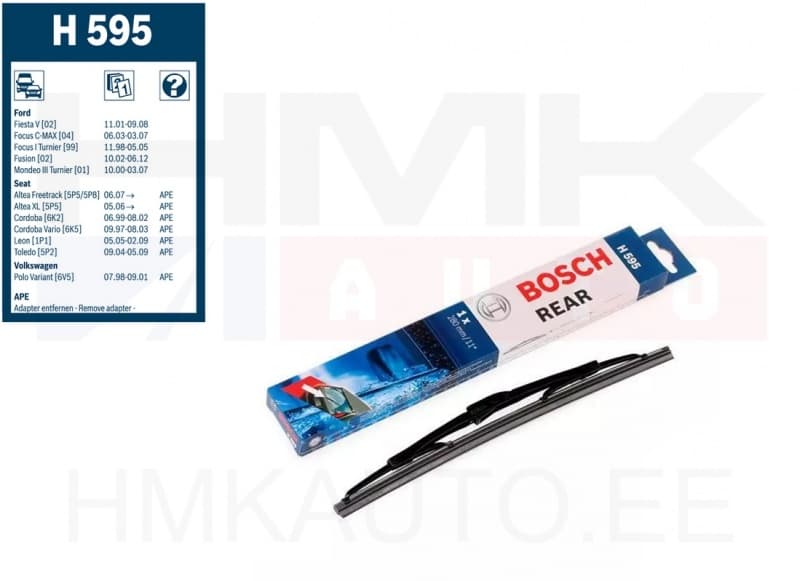 Klaasipühkija tagumine 280mm Ford/Seat/VW